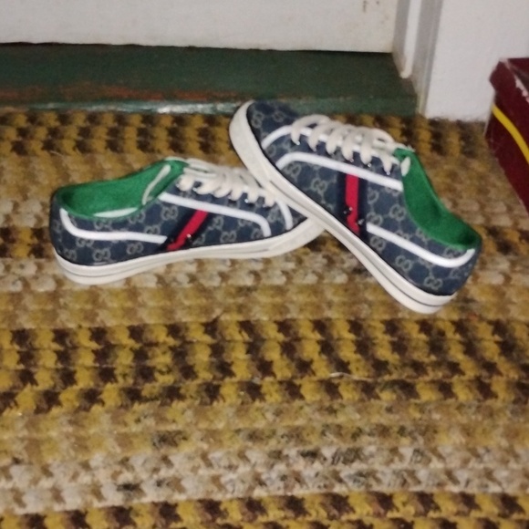 1977 Gucci Blue Ivory Sz 9 US $350 OBO - Picture 3 of 4